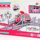 Pink track rescue set - Ourkids - OKO