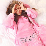 Pink Wearable Blanket - Ourkids - Tale Of Socks