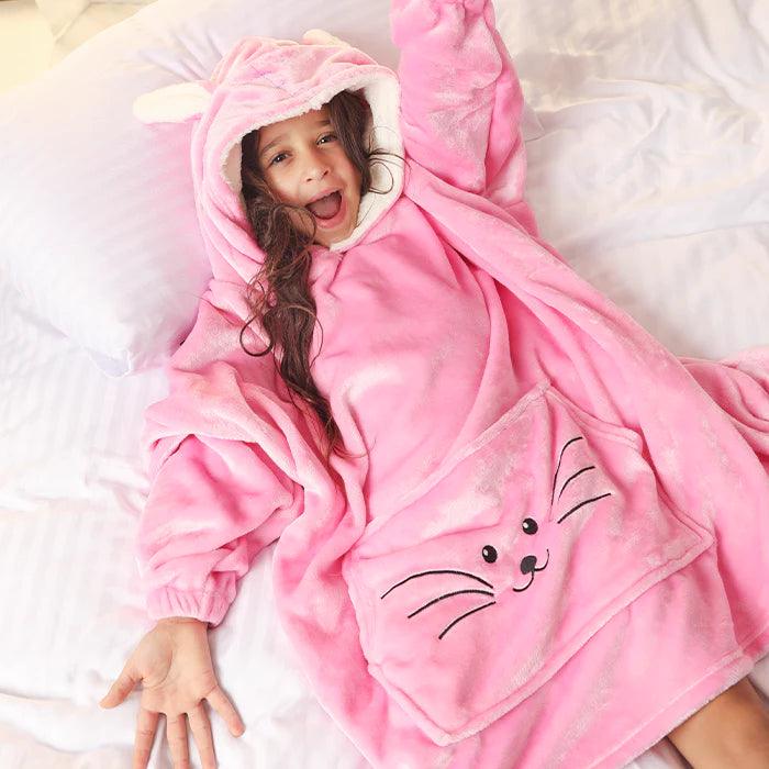 Pink Wearable Blanket - Ourkids - Tale Of Socks