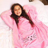 Pink Wearable Blanket - Ourkids - Tale Of Socks