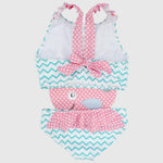 Pink Whale Swim Suit - Ourkids - Mini Me