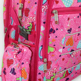 Pinkish 20 Inches School Set - Ourkids - Golden Bag