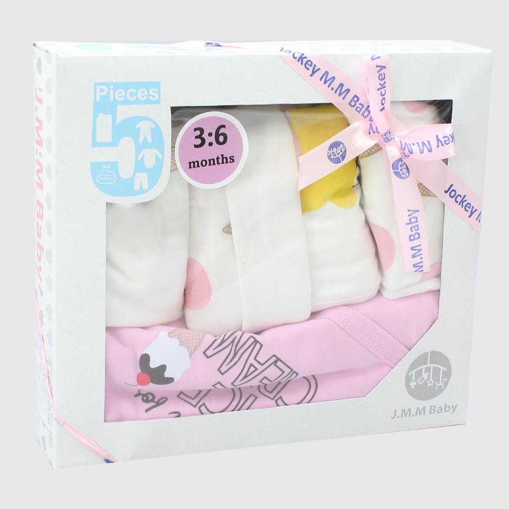 Pinkish 5-Piece Baby Layette Set - Ourkids - JOKY