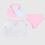 Pinkish Bikini With Skirt - Ourkids - Mini Me