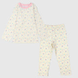 Pinkish Flowery Long-Sleeved Pajama - Ourkids - Al Sayad