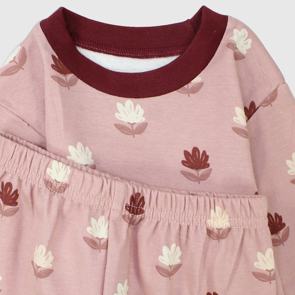 Pinkish Long-Sleeved Pajama - Ourkids - Al Sayad