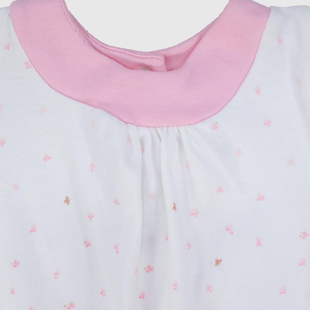 Pinkish Short-Sleeved Romper - Ourkids - Bumber