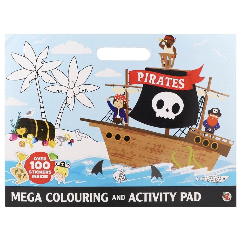 Pirates Mega Coloring & Activity Pad - Ourkids - OKO