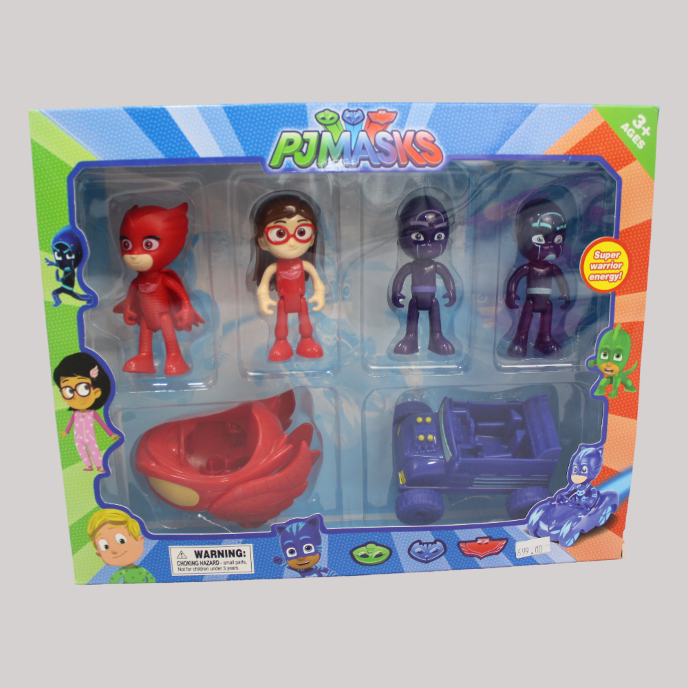 PJ Masks (4 Characters) + Vehicles - Ourkids - OKO