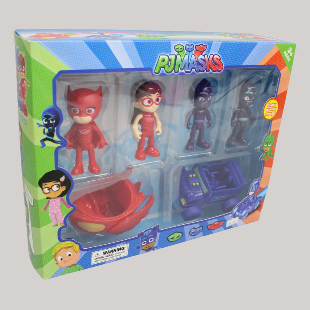 PJ Masks (4 Characters) + Vehicles - Ourkids - OKO