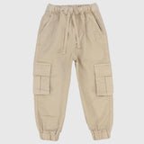 Plain Cargo Pants - Ourkids - Pompelo