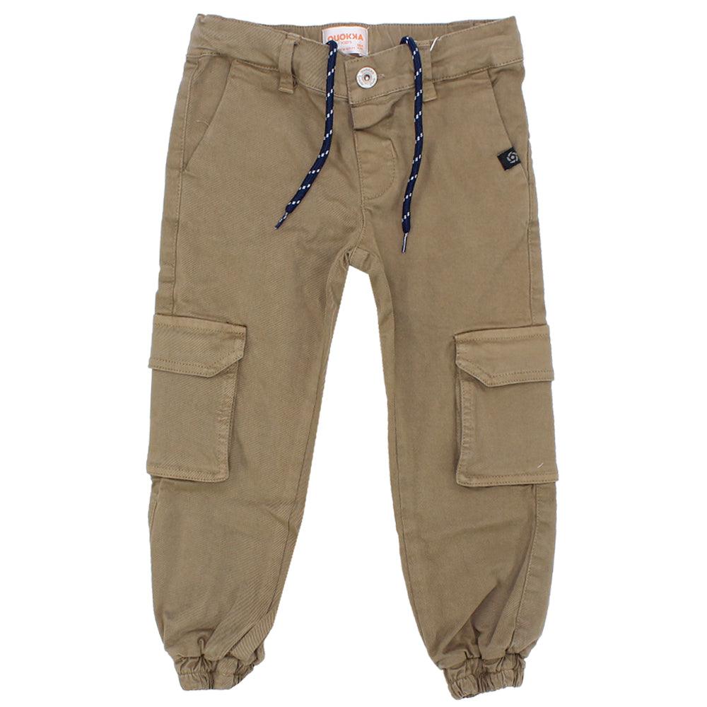 Plain Cargo Pants - Ourkids - Quokka