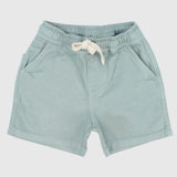 Plain Comfy Gabardine Shorts - Ourkids - Pompelo