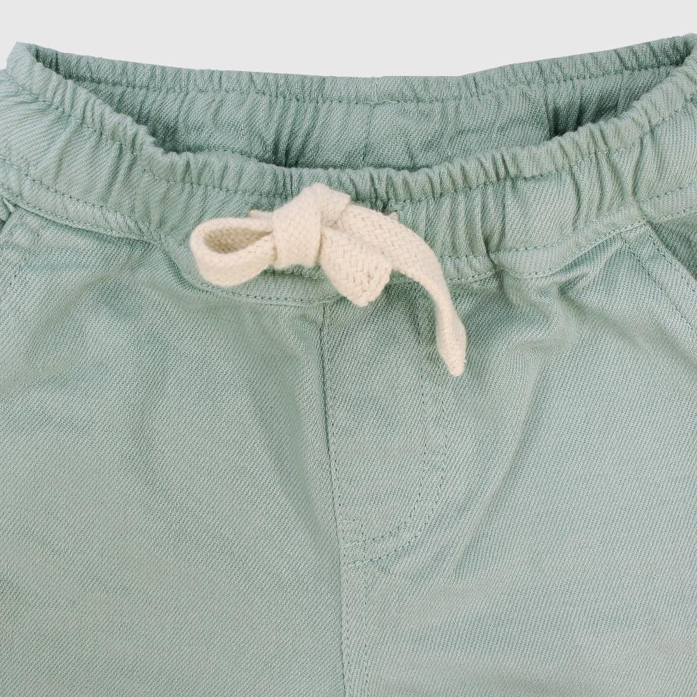 Plain Comfy Gabardine Shorts - Ourkids - Pompelo