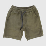 Plain Comfy Gabardine Shorts - Ourkids - Quokka