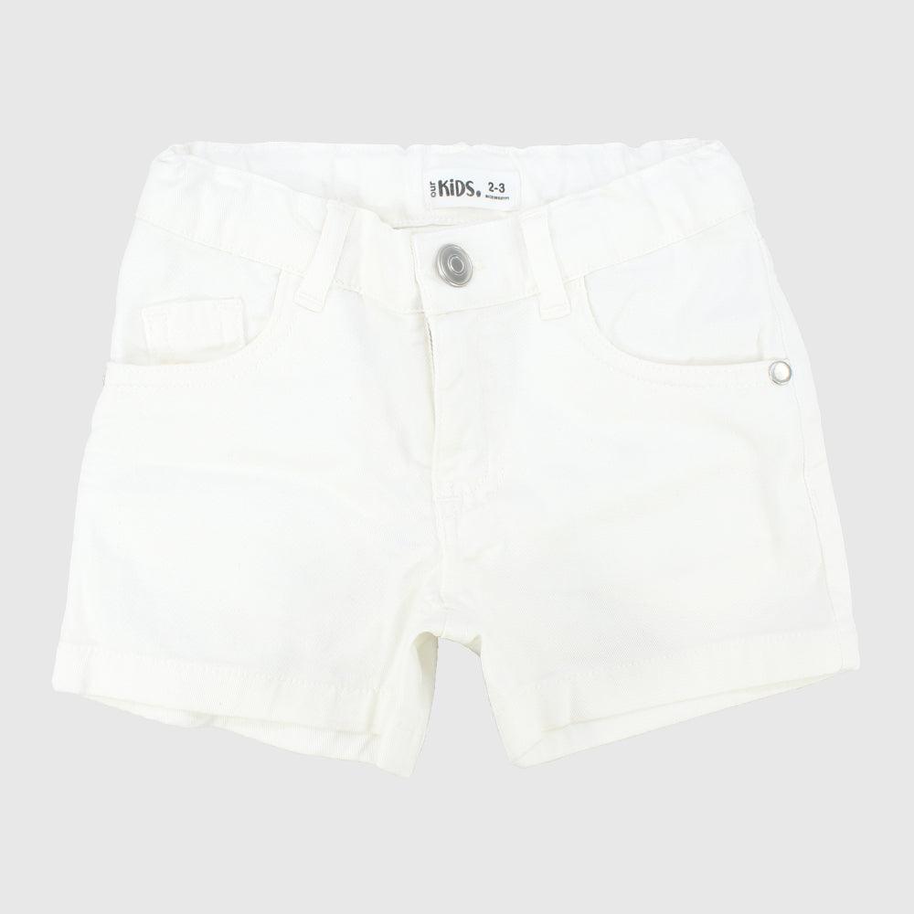 Plain Gabardine Shorts - Ourkids - Ourkids