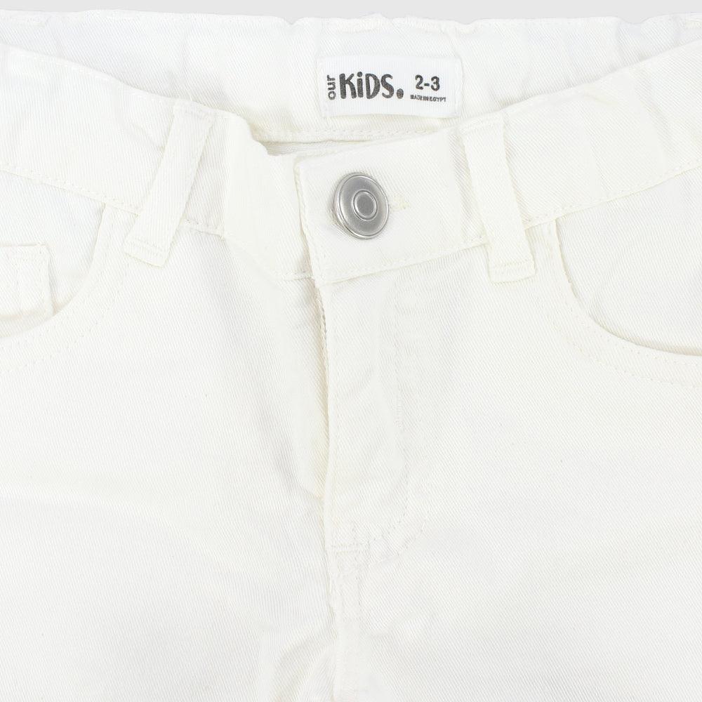 Plain Gabardine Shorts - Ourkids - Ourkids