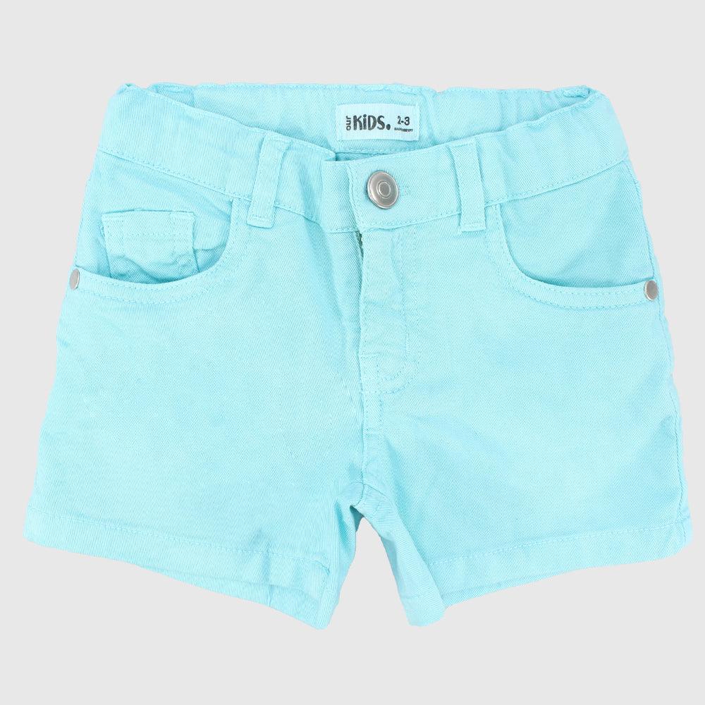 Plain Gabardine Shorts - Ourkids - Ourkids