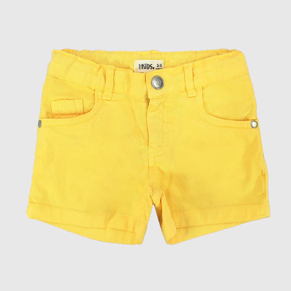 Plain Gabardine Shorts - Ourkids - Ourkids