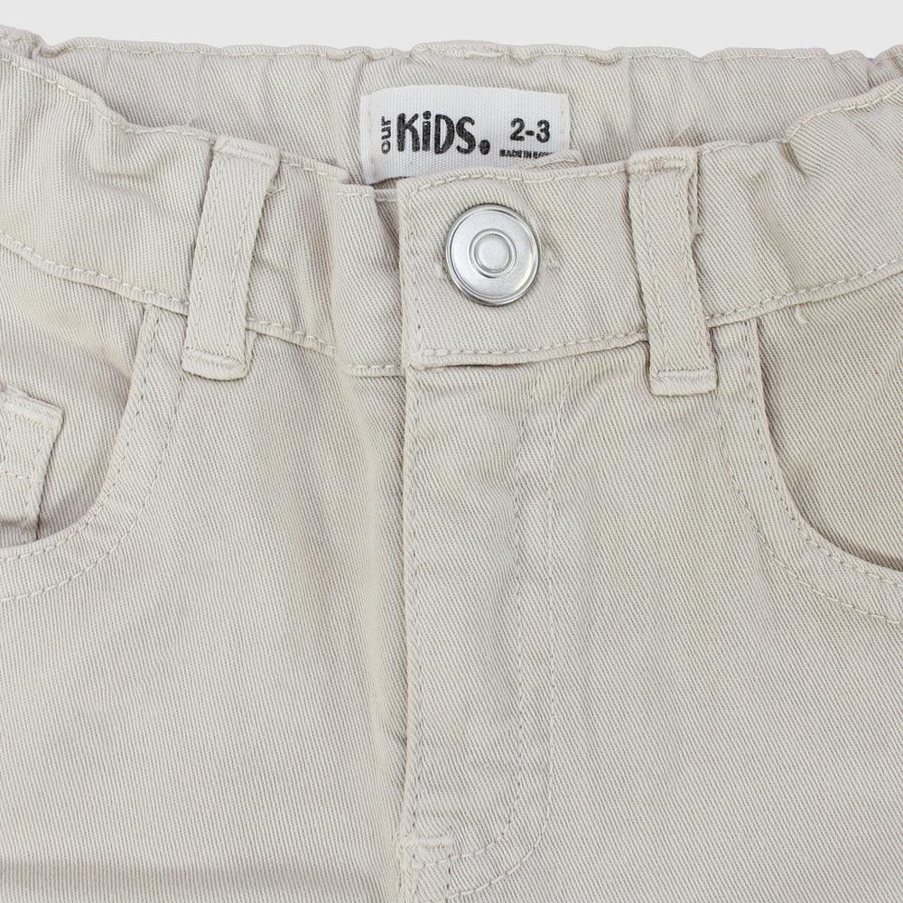 Plain Gabardine Shorts - Ourkids - Ourkids