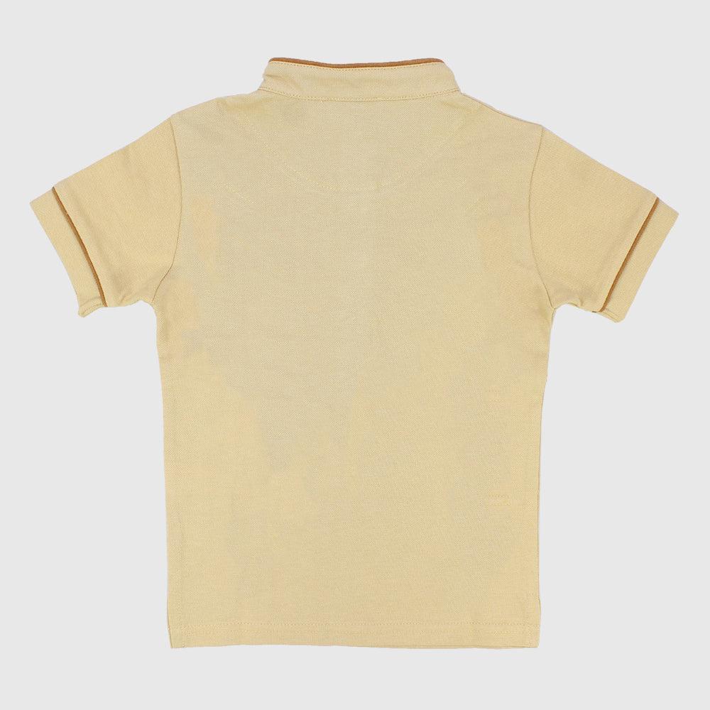 Plain Half-Collar Polo Shirt - Ourkids - Pompelo