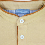 Plain Half-Collar Polo Shirt - Ourkids - Pompelo