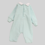 Plain Long-Sleeved Baby Footie - Ourkids - Berceau