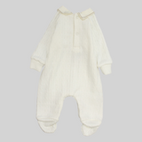 Plain Long-Sleeved Baby Footie - Ourkids - Berceau