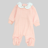 Plain Long-Sleeved Baby Footie - Ourkids - Berceau