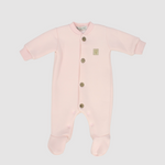 Plain Long-Sleeved Baby Footie - Ourkids - Berceau