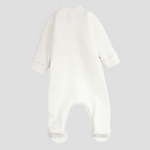 Plain Long-Sleeved Baby Footie - Ourkids - Berceau