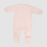 Plain Long-Sleeved Baby Footie - Ourkids - Berceau