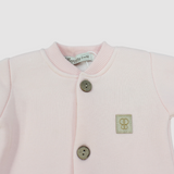 Plain Long-Sleeved Baby Footie - Ourkids - Berceau