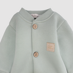 Plain Long-Sleeved Baby Footie - Ourkids - Berceau