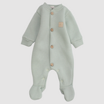 Plain Long-Sleeved Baby Footie - Ourkids - Berceau