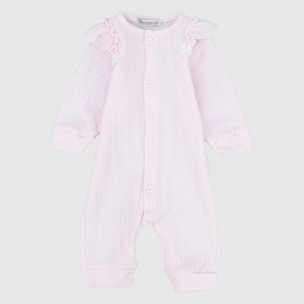 Plain Long-Sleeved Footless Onesie - Ourkids - Berceau