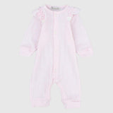 Plain Long-Sleeved Footless Onesie - Ourkids - Berceau