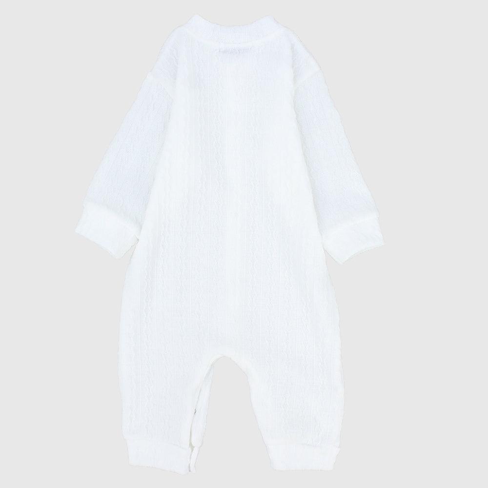 Plain Long-Sleeved Footless Onesie - Ourkids - Berceau