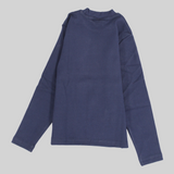 Plain Long-Sleeved Half-Collar T-Shirt - Ourkids - Morenella