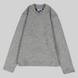 Plain Long-Sleeved Half-Collar T-Shirt - Ourkids - Morenella