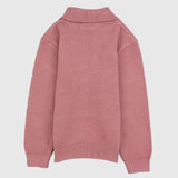 Plain Long-Sleeved Knit High-Collar Pullover - Ourkids - Faf Kids