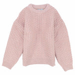 Plain Long-Sleeved Knit Pullover - Ourkids - Pompelo