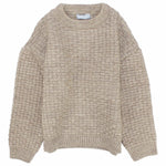 Plain Long-Sleeved Knit Pullover - Ourkids - Pompelo