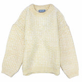 Plain Long-Sleeved Knit Pullover - Ourkids - Pompelo