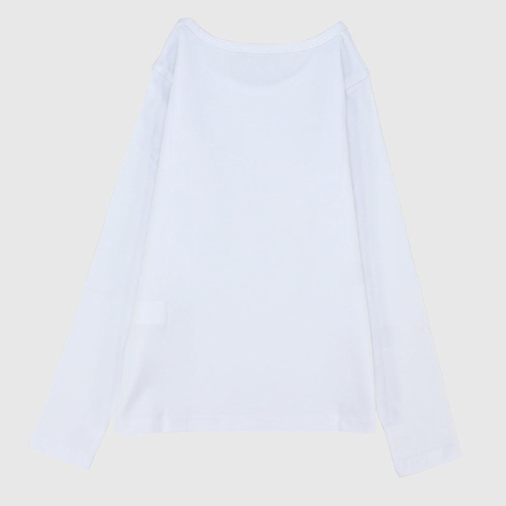 Plain Long-Sleeved T-Shirt - Ourkids - Pompelo