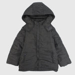 Plain Long-Sleeved Waterproof Hooded Jacket - Ourkids - Pompelo