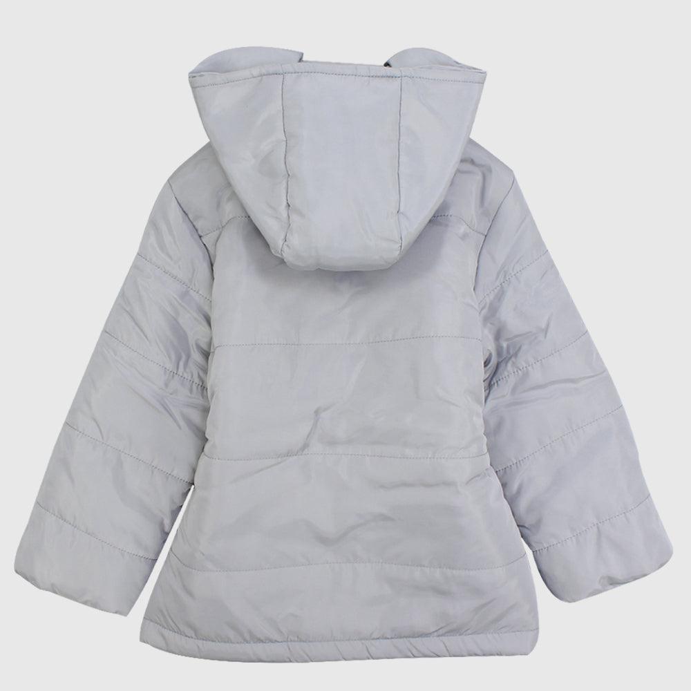 Plain Long-Sleeved Waterproof Hooded Jacket - Ourkids - Pompelo