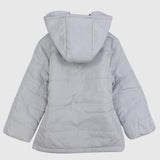 Plain Long-Sleeved Waterproof Hooded Jacket - Ourkids - Pompelo