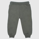 Plain Olive Green Fleeced Sweatpants - Ourkids - Playmore