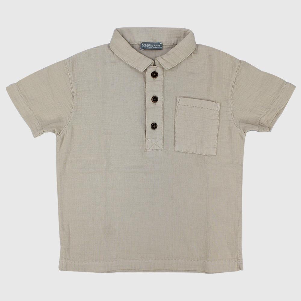 Plain Polo Shirt - Ourkids - Pompelo